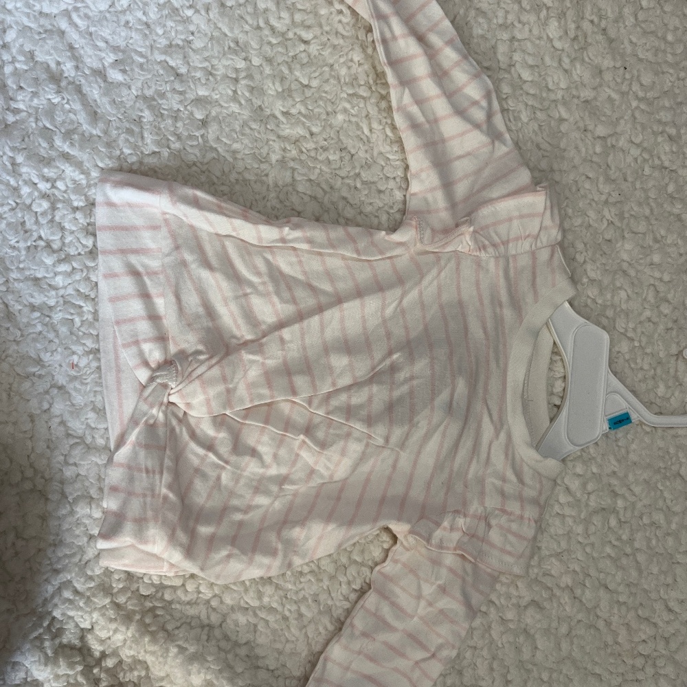 Baby long sleeve pink stripe